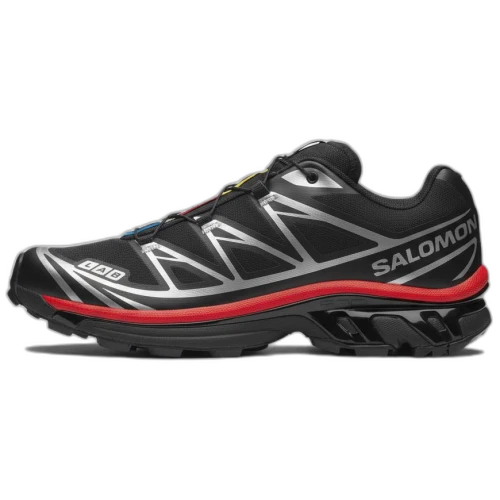 Salomon XT-6 Black Fiery Red Silver