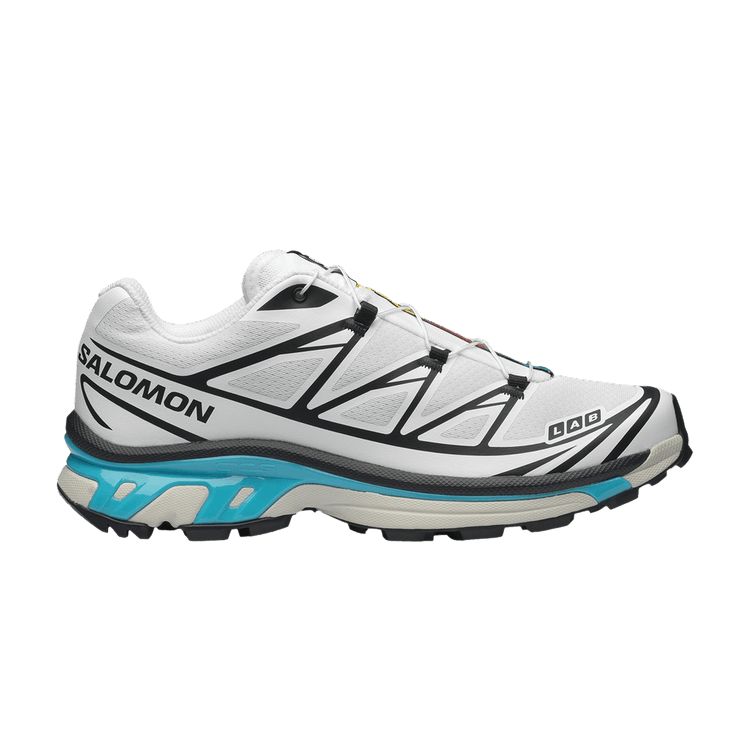 Salomon XT-6 Black White Blue Curacao