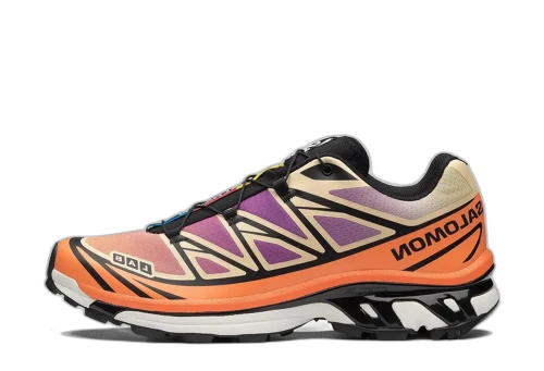 Salomon XT-6 Black Almond Dragon Fire