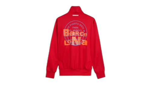 adidas x Bad Bunny DtMF Tour Barcelona Firebird Track Jacket Better Scarlet