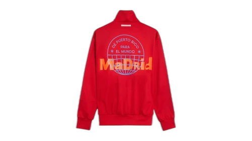 adidas x Bad Bunny DtMF Tour Madrid Firebird Track Jacket Better Scarlet