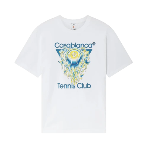 Casablanca Tennis Club Icon Classic T-Shirt 'White'