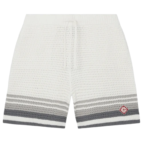 Casablanca Crochet Shorts 'White'