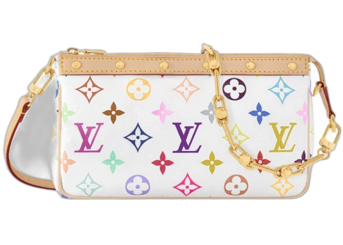 Louis Vuitton x Takashi Murakami Pochette Accessories Multicolored