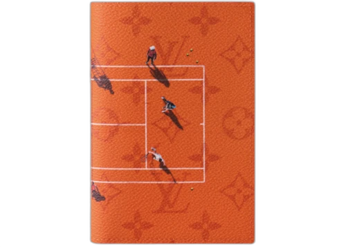 Louis Vuitton Tennis Passport Cover Brick Red