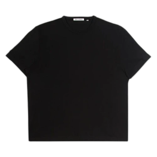 Our Legacy New Box T-Shirt 'Black Clean Jersey'