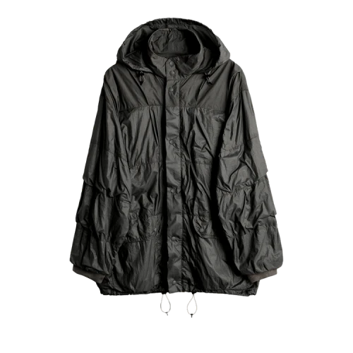 Our Legacy Exhaust Puffa 'Black Rubberized Nylon'