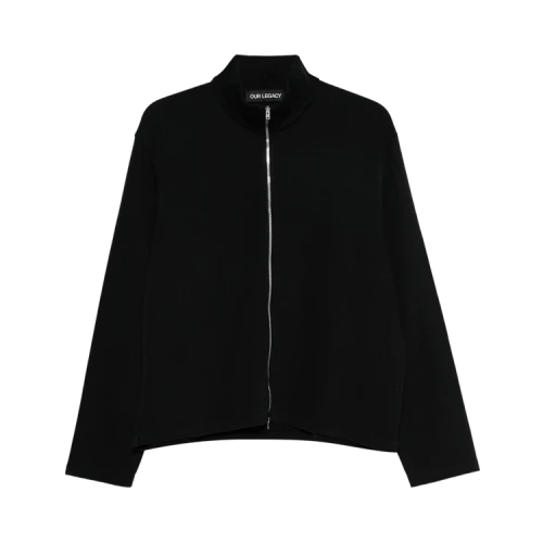 Our Legacy Shrunken Full Zip Black
