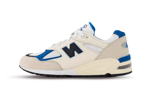 New Balance 990v2 MiUSA White Blue