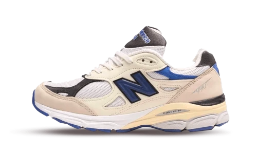 New Balance 990v3 MiUSA White Blue