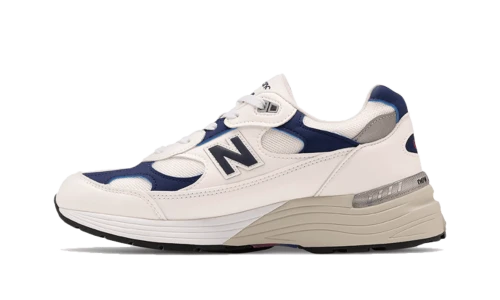New Balance 992 White Navy