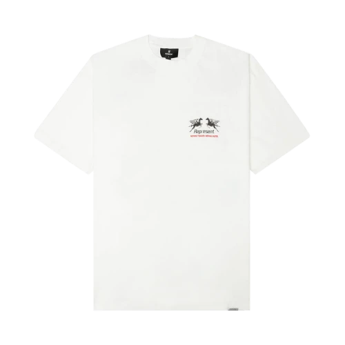 Represent Clo 24 Hour Service T-Shirt 'Flat White'