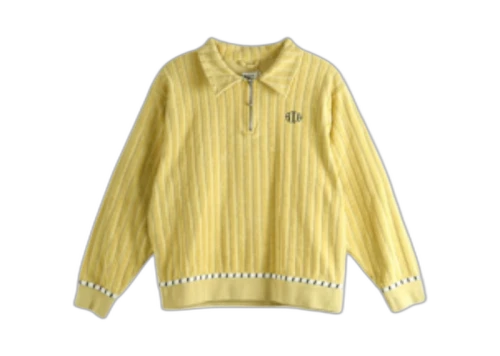 Bode Croquet Ground Pullover Green