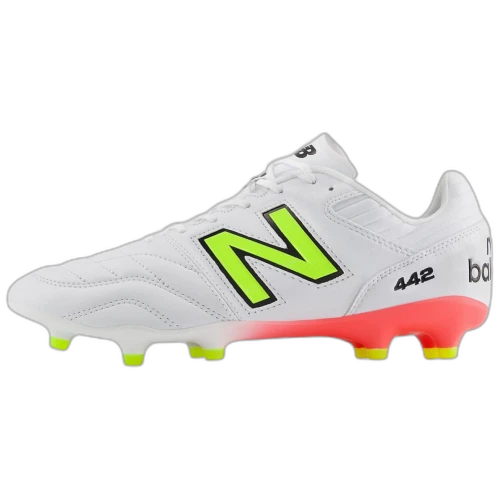 New Balance 442 Pro FG v2 White Energy Red Hi-Lite