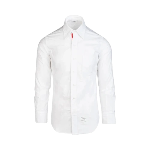 Thom Browne Classic Oxford Shirt With Grosgrain Placket 'White'