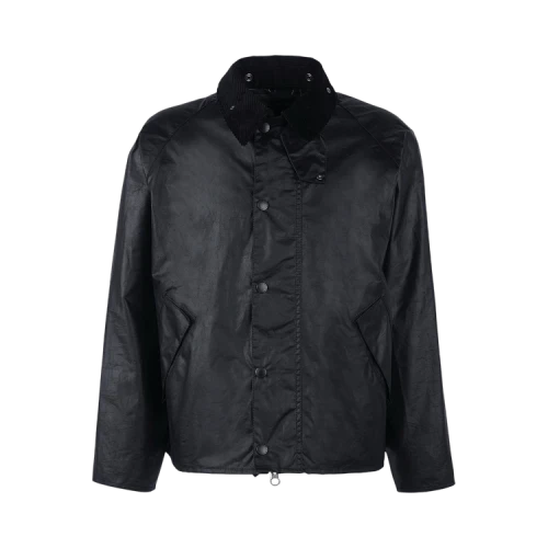 Barbour Transport Wax Jacket 'Black'