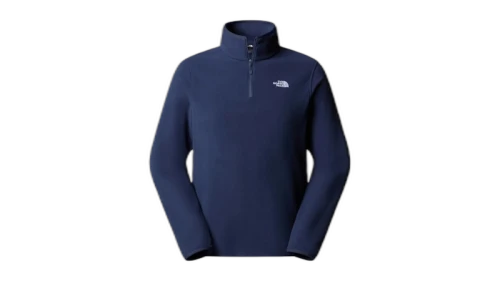 The North Face Glacier Fleece 1/4 Zip Hoodie Summit Navy