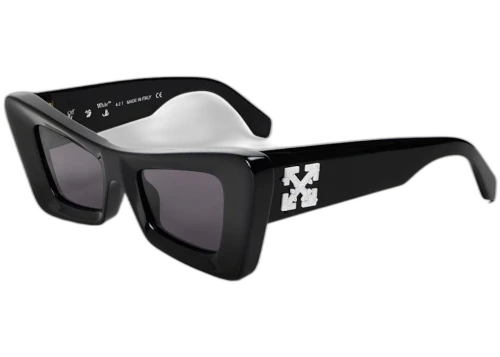 OFF-WHITE Black (OERI027S22PLA0011007) OFF-WHITE Accra Arrow Logo Sunglasses