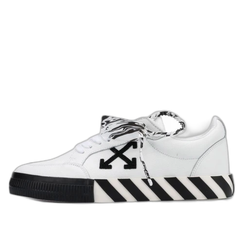 OFF-WHITE Vulc Low Leather White White Black