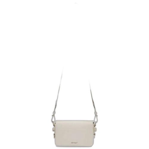 OFF-WHITE Diag Industrial Flap Bag White/Black