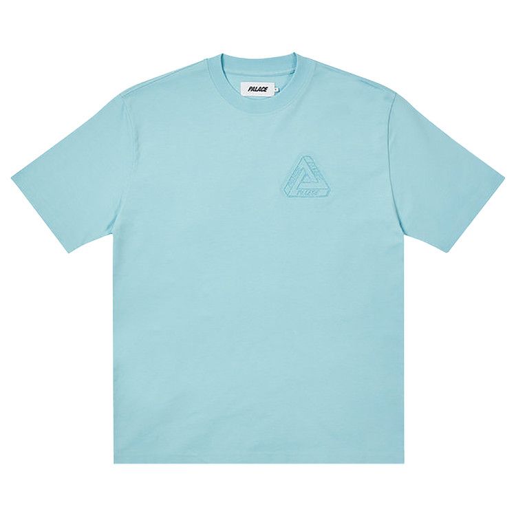 Palace Tri-Ferg Embossed T-Shirt 'Light Blue'