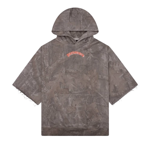 Pleasures Cut Off Hoodie 'Camo'