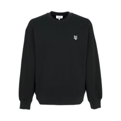 Maison Kitsune Fox Head Sweatshirt Black