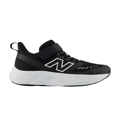 New Balance 625 Hook and Loop Black White (PS)