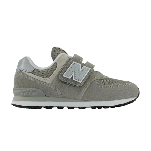 New Balance 574 Core Hook and Loop Grey White (PS)