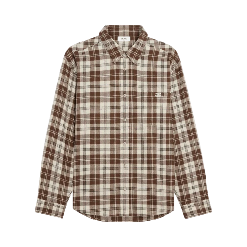 CELINE Relaxed Shirt 'Beige/Marron Clair'