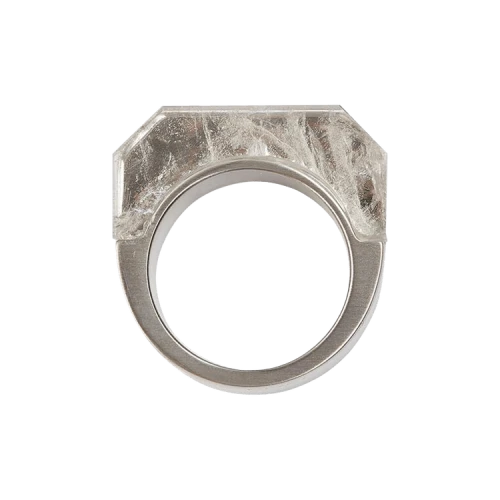 Rick Owens Double Crystal Hollywood Ring 'Palladio'