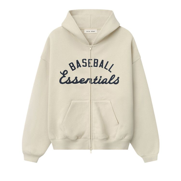 Fear of God Essentials MLB Full Zip Sport Hoodie 'Oat'