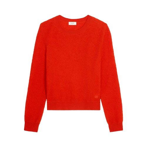 CELINE Crewneck Sweater 'Bright Red'