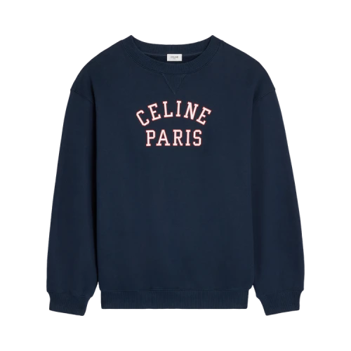 CELINE Relaxed Sweatshirt 'Navy/Red/White'