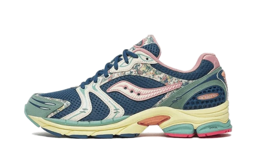 Saucony ProGrid Triumph 4 Floral Blue Beige