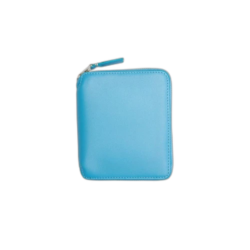 Comme des Garçons Classic Leather Line Zipper Wallet 'Blue'