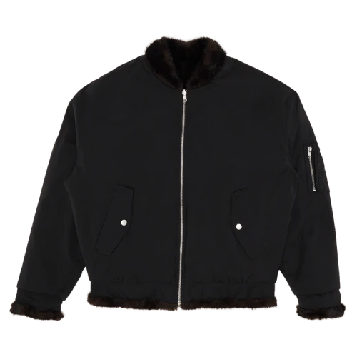 MM6 Maison Margiela Sports Jacket 'Black/Brown'