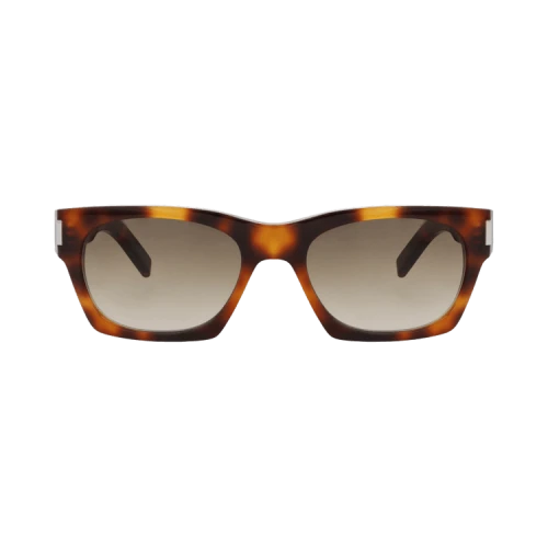 Saint Laurent Square-Frame Recycled Acetate Sunglasses Havana Havana Brown (SL402-30009329-019)