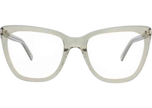 Saint Laurent Cat Eye-Frame Acetate Optical Frames Green Green Transparent (SL548SLIMO-30013716-005)