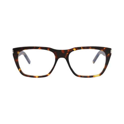 Saint Laurent Square-Frame Recycled Acetate Optical Frames Havana Havana Transparent (SL598OPT-30014291-002)