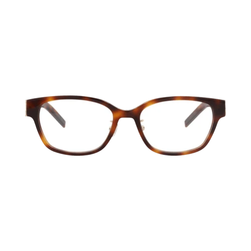 Saint Laurent Square-Frame Recycled Acetate Optical Frames Havana Havana Transparent (SLM33J-30015282-004)