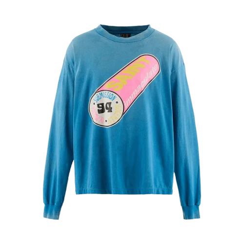 SAINT Mxxxxxx Immaculate Long-Sleeve Tee 'Blue'