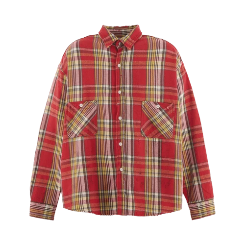 SAINT Mxxxxxx Check Flannel Shirt 'Red/Yellow'