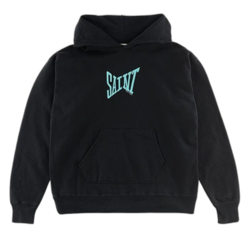 Saint Mxxxxxx Saint Hoodie Black Blue