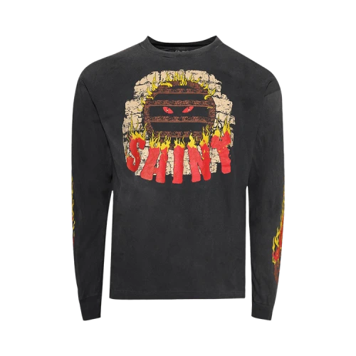 SAINT Mxxxxxx Live In Hell Long-Sleeve Tee 'Black'