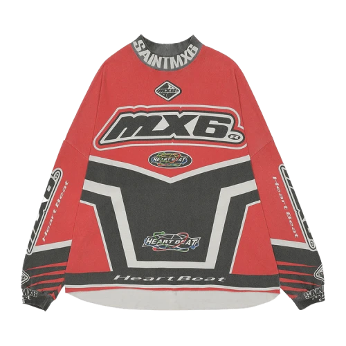 SAINT Mxxxxxx MX6 Long-Sleeve Tee 'Red'