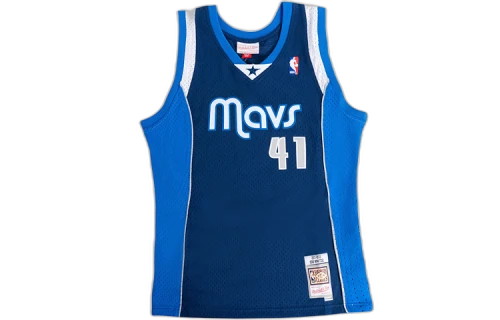 Mitchell & Ness Dirk Nowitzki Dallas Mavericks 2011-12 Swingman Jersey Astros Blue