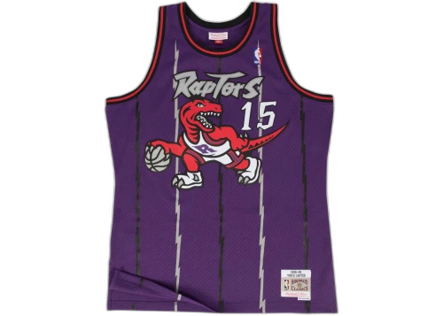 Mitchell & Ness Toronto Raptors Road 1998-99 Vince Carter Swingman Jersey Purple
