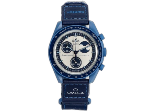 Swatch x Omega Bioceramic Moonswatch Mission to the Super Blue Moonphase SO33N700