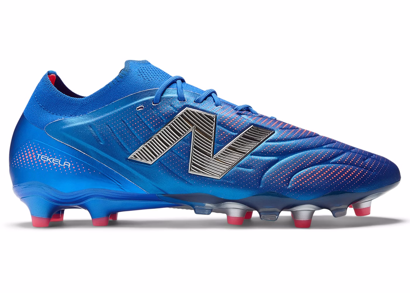 New Balance Tekela Elite Low Laced FG V5 Blue Gemstone Energy Red Silver